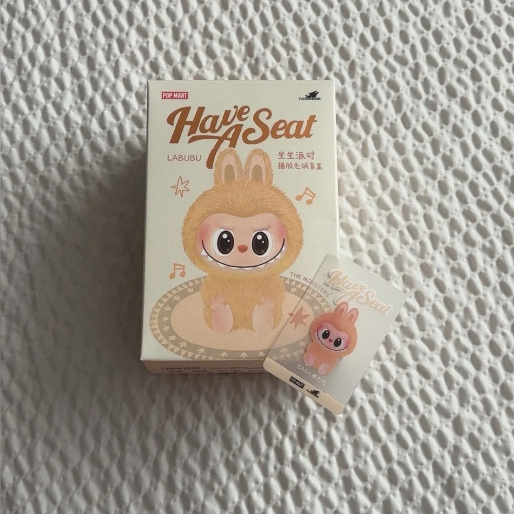 SOLD Unopened authentic real sealed baba have a seat labubu - Picture 1 of 5